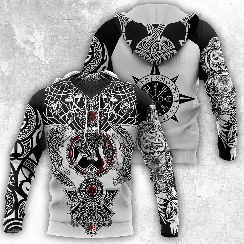 Viking Wolf Hoodie