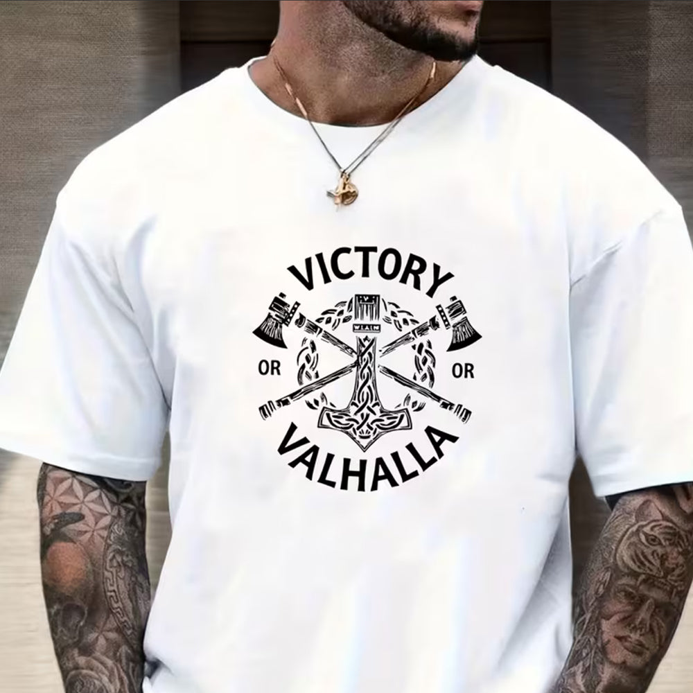 Victory or Valhalla Viking T-shirt