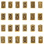 24 Pieces Viking Runes Beads Set