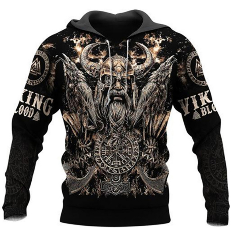 Vikings All Over Print Hoodies