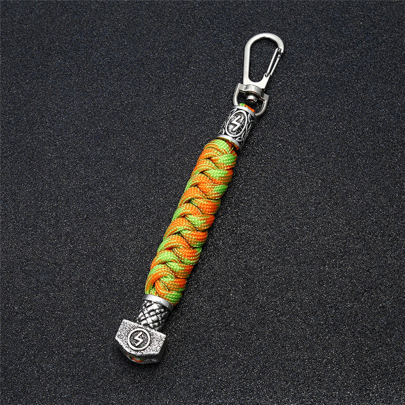 Viking Rune Mjölnir Keychain