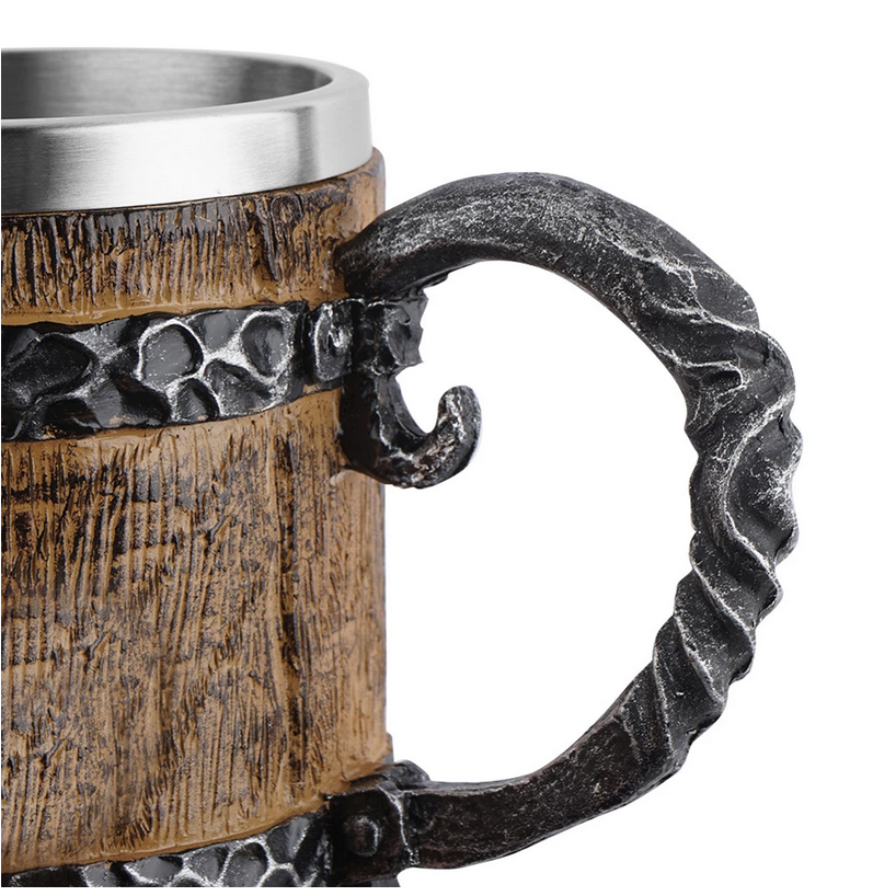 Viking Wooden Beer Mug