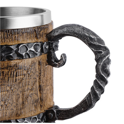 Viking Wooden Beer Mug