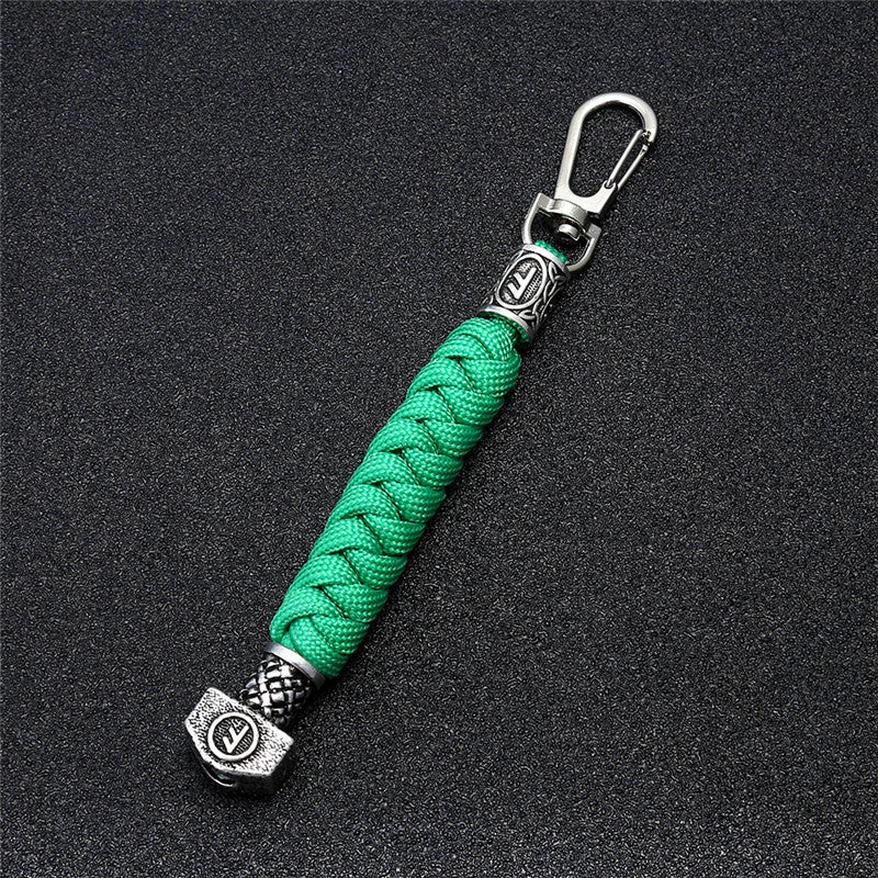 Viking Rune Mjölnir Keychain