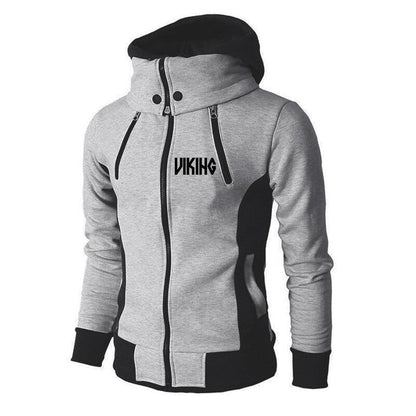 Viking Die In Battle And Go To Valhalla Zipper Hoodie