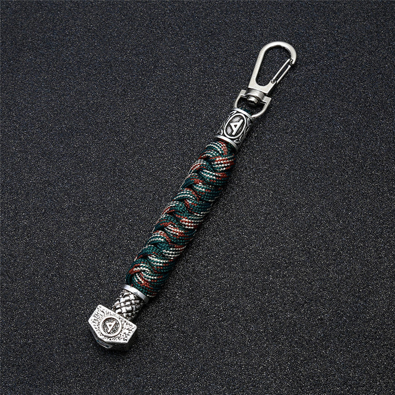 Viking Rune Mjölnir Keychain