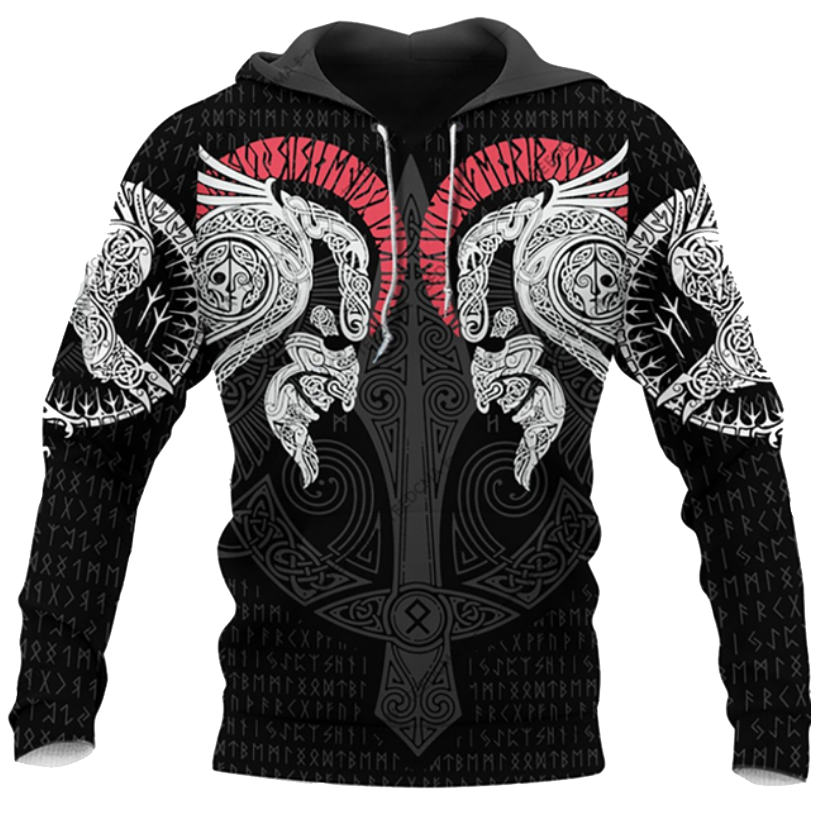 Vikings All Over Print Hoodies