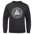 Valknut With Runes Viking Sweatshirt
