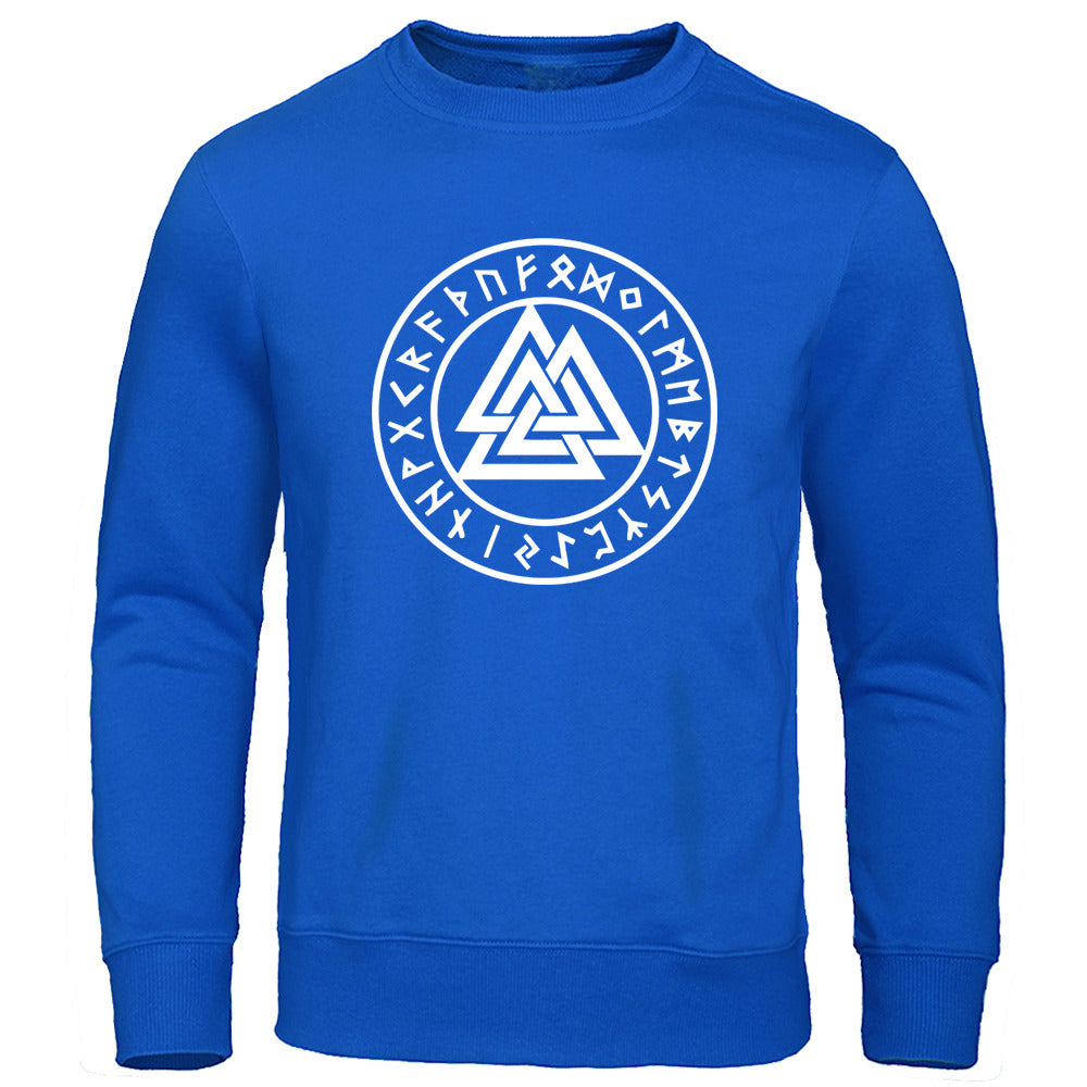 Valknut With Runes Viking Sweatshirt