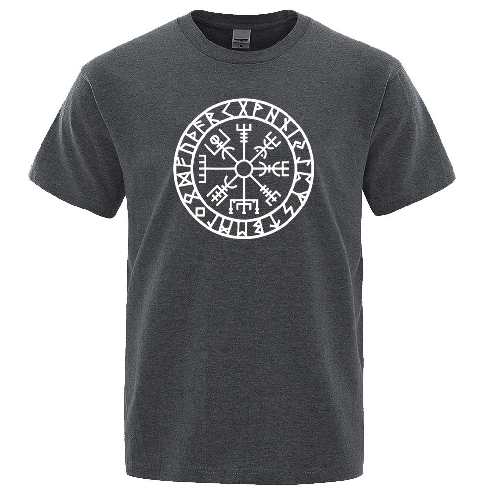 Vegvisir With Runes T-shirt