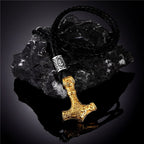 Viking Necklace with Thor's Hammer Pendant