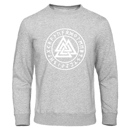 Valknut With Runes Viking Sweatshirt