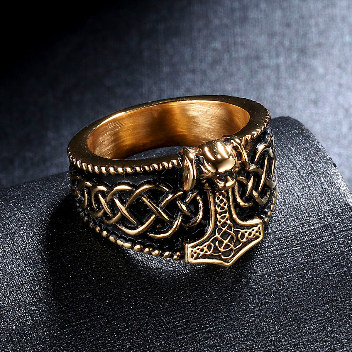 Viking Thor's Hammer Mjölnir Ring