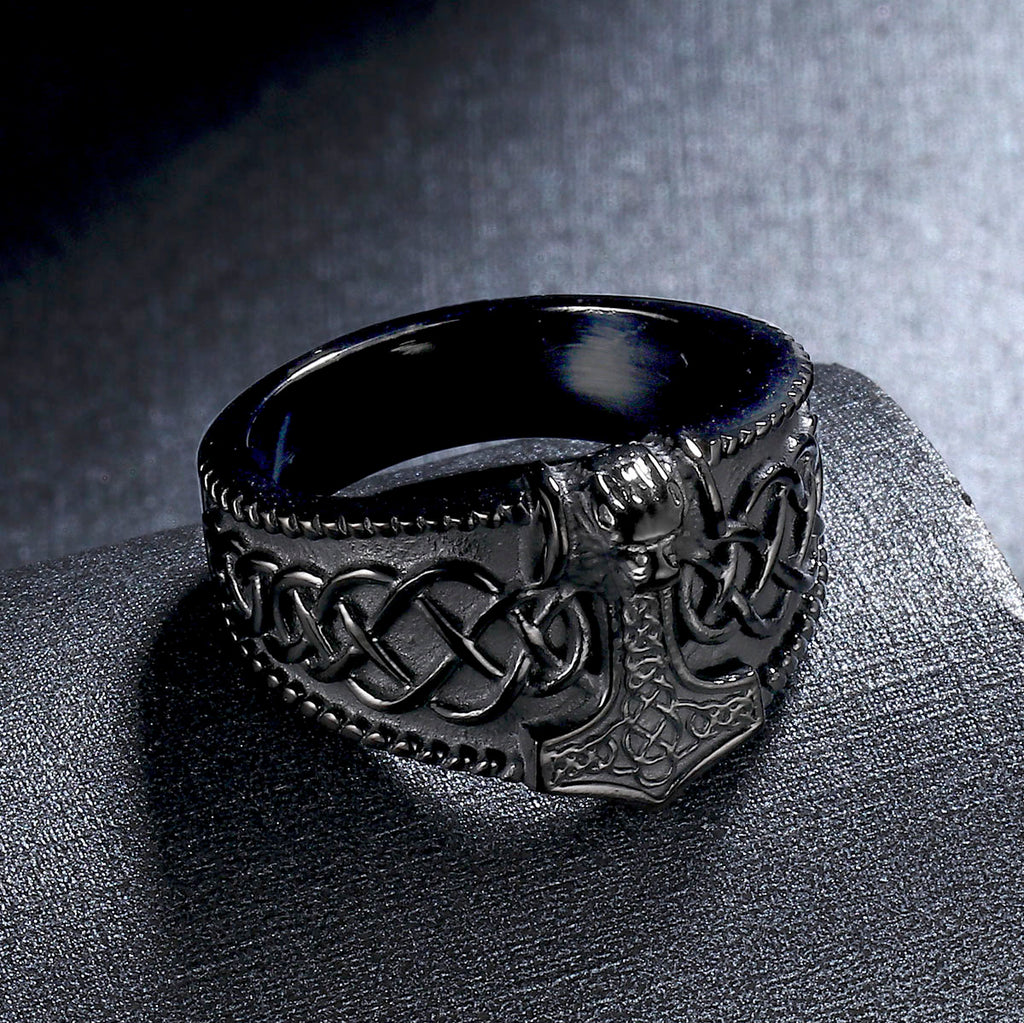 Viking Thor's Hammer Mjölnir Ring