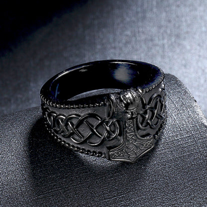 Viking Thor's Hammer Mjölnir Ring