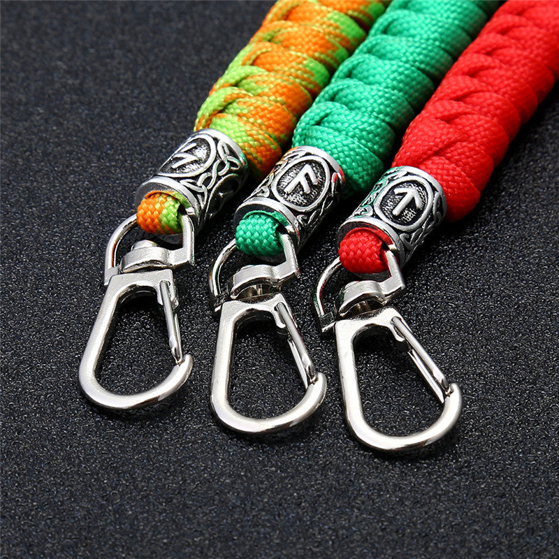 Viking Rune Mjölnir Keychain