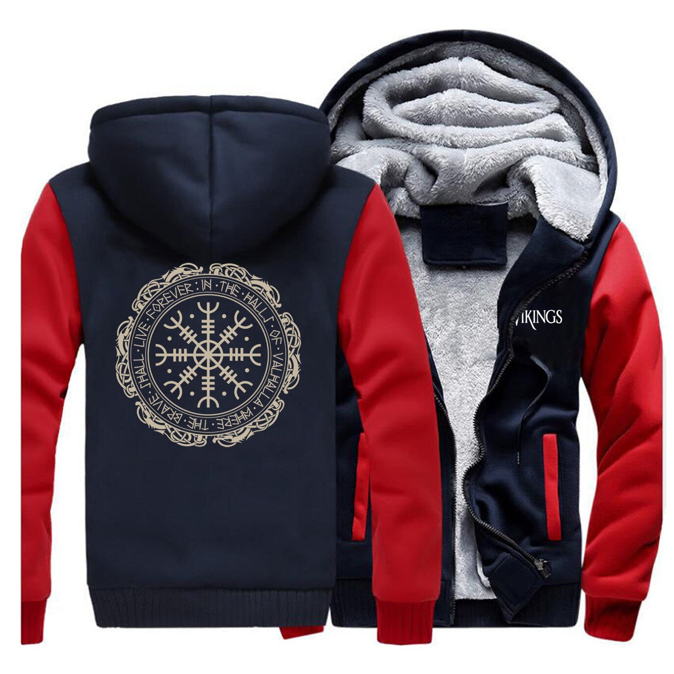 Helm of Awe Viking Hoodie Jacket