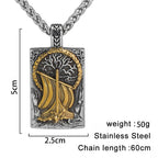 Viking Ship Necklace