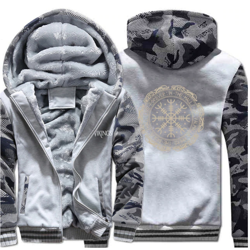 Helm of Awe Viking Hoodie Jacket
