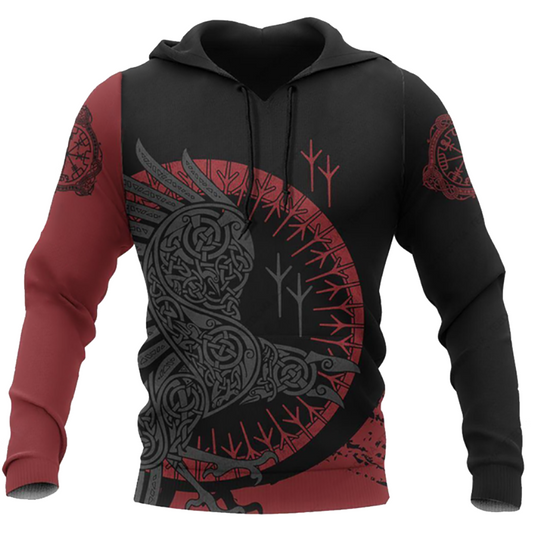 All Over Print Viking Hoodie