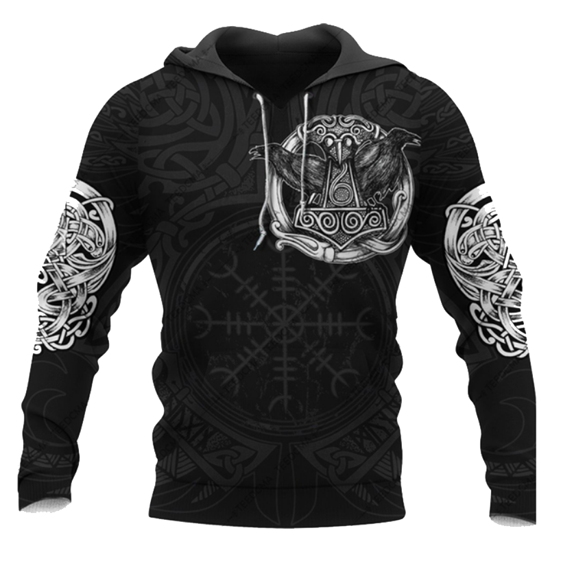 All Over Print Viking Hoodie