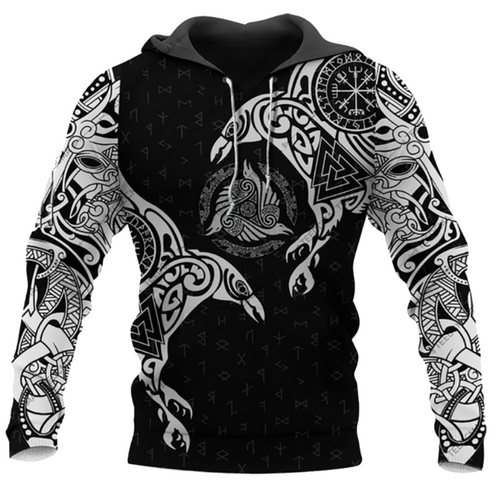 All Over Print Viking Hoodie