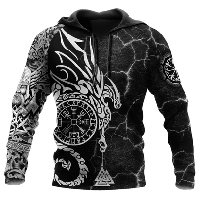 All Over Print Viking Hoodie