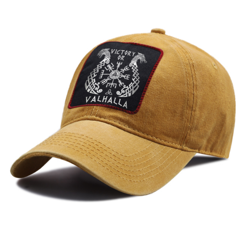 Victory or Valhalla Baseball Cap - Outdoor - Norse Odin Viking