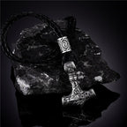 Viking Necklace with Thor's Hammer Pendant