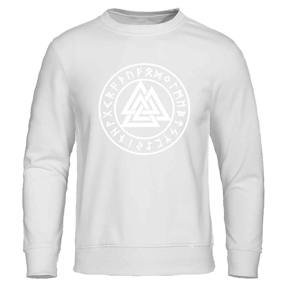 Valknut With Runes Viking Sweatshirt