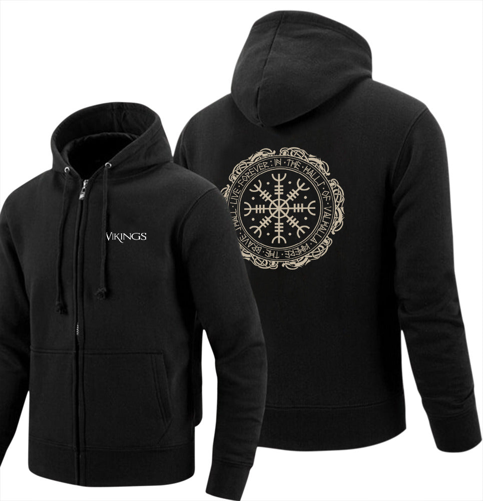 Victory or Valhalla Zip Hoodie