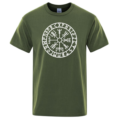 Vegvisir With Runes T-shirt