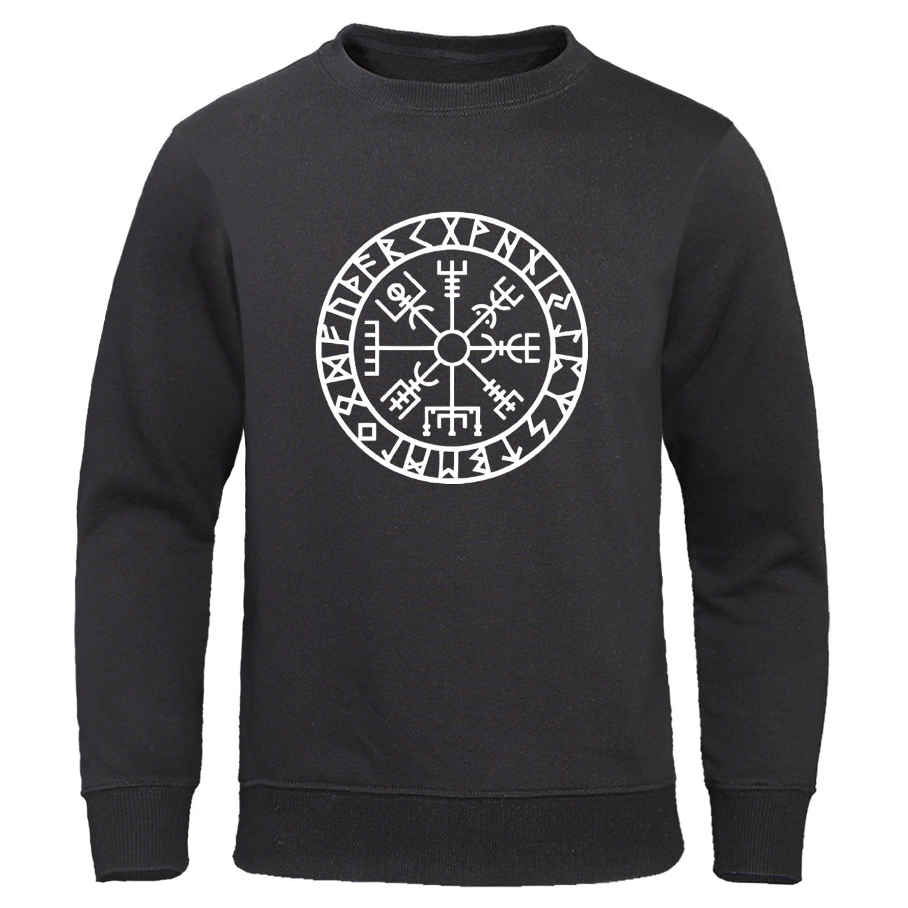 Vegvisir With Runes Viking Sweatshirt