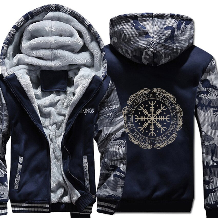 Helm of Awe Viking Hoodie Jacket