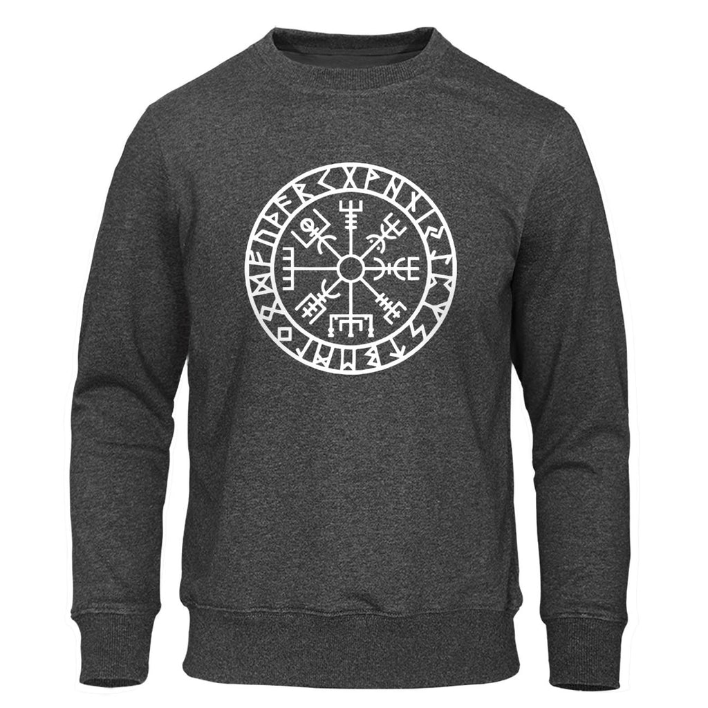 Vegvisir With Runes Viking Sweatshirt