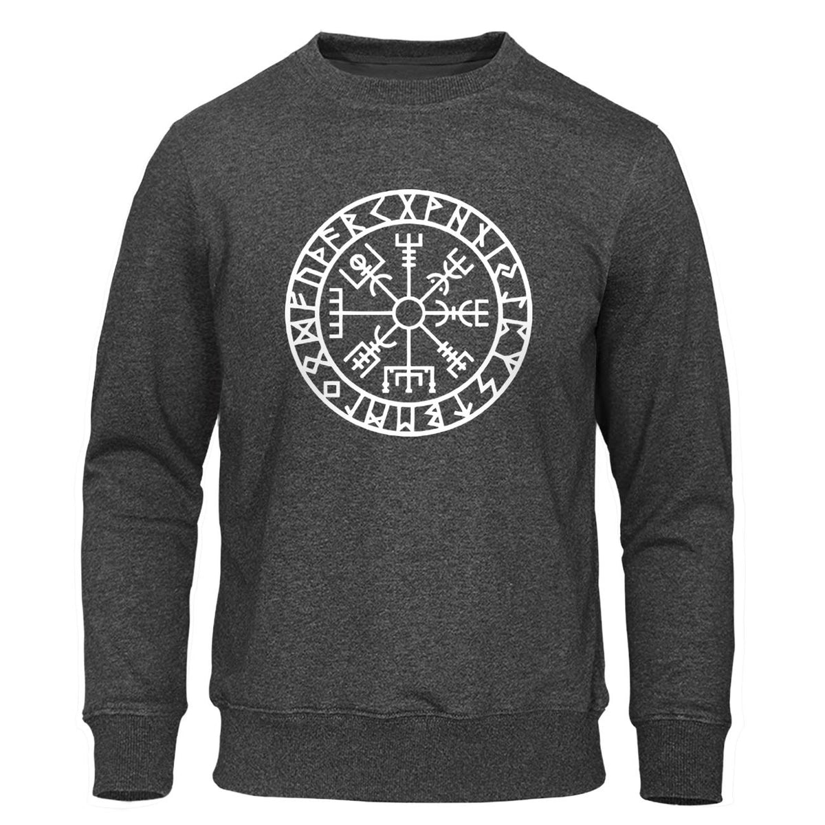 Vegvisir With Runes Viking Sweatshirt