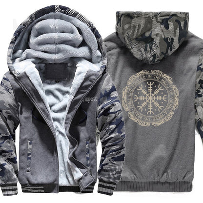 Helm of Awe Viking Hoodie Jacket