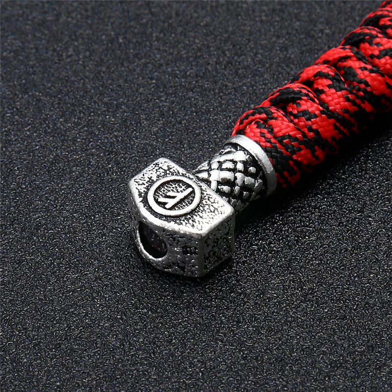 Viking Rune Mjölnir Keychain