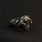 Odin with Raven and Wolf Ring