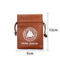 Viking Leather Jewelry Bag