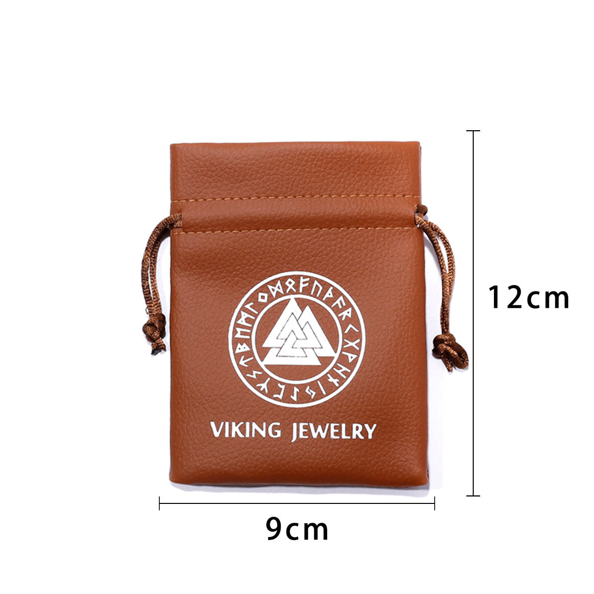 Viking Leather Jewelry Bag