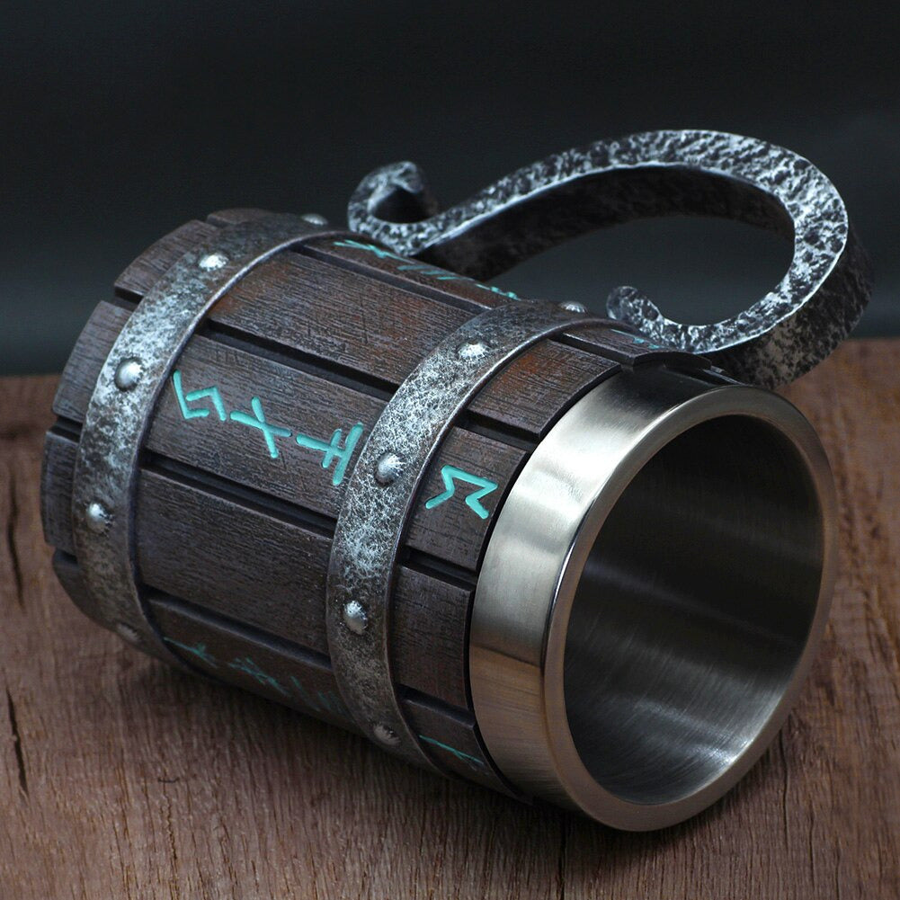 Nordic Viking Rune Beer Mug