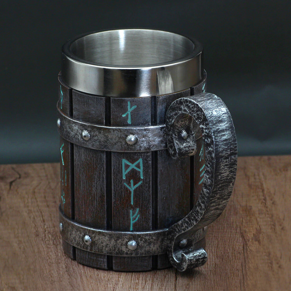 Nordic Viking Rune Beer Mug