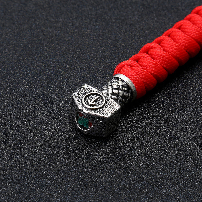 Viking Rune Mjölnir Keychain