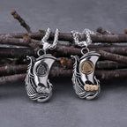 Viking Ship Necklace With Wooden Box