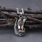 Viking Ship Necklace With Wooden Box