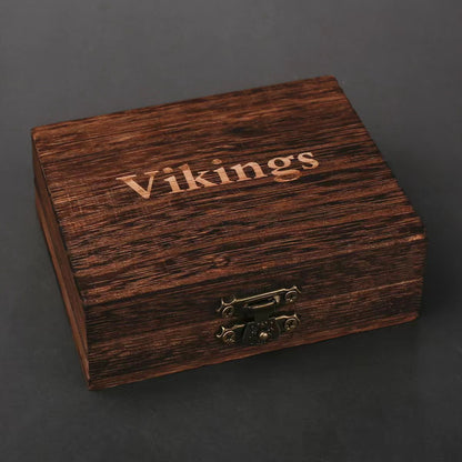 Viking Ship Necklace With Wooden Box