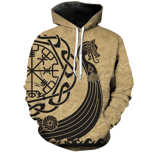 Viking Ship Hoodie