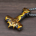 Viking Thor's Hammer Pendant Necklace