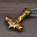 Viking Thor's Hammer Pendant Necklace